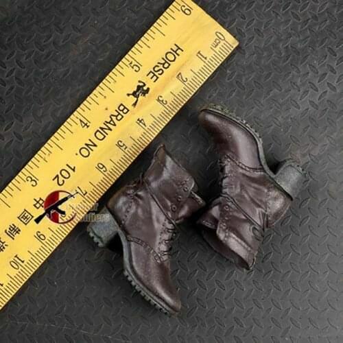 1/6 Female Red Shoes Model Plastic Witch Boots Accessories Fit 12'' Action Figure Body