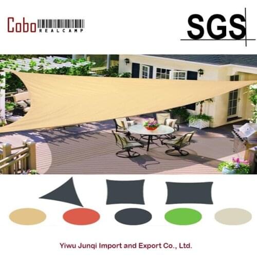 Multi Sizes Sun Shade Sail Fabric Outdoor Garden Canopy Patio Pool Awning Cover Sunscreen 98% UV Block 3 Shape New