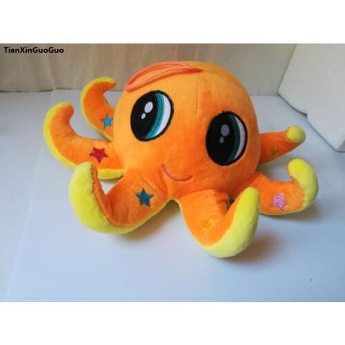 About 25x12cm orange octopus plush toy lovely cartoon octopus soft doll baby toy birthday gift b0777