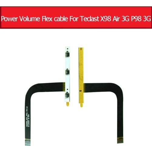 Original switch on off Power Volume button Flex cable For teclast x98 air 3G P98 3G conductive flex with sticker replacement