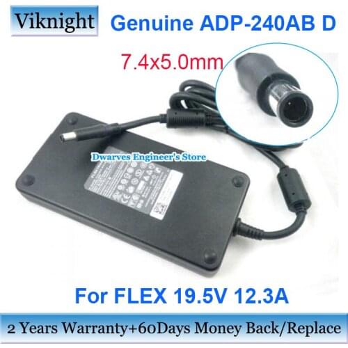 Genuine FLEX adapter J938H GA240OPE1-00 M17X 19.5V 12.3A Ac adapter for DELL M4800 M6800 M6600 M18X FWCRC J211H laptop adapter