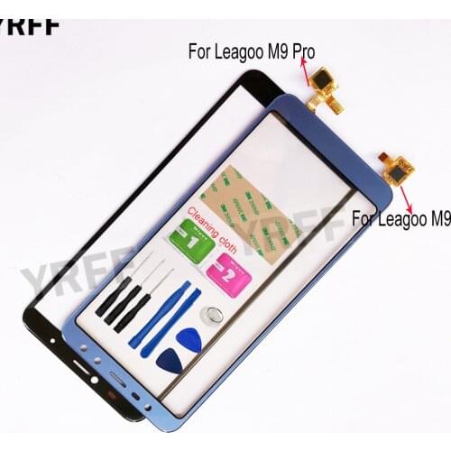M9 Phone Touch Screen For Leagoo M9 Pro Touch Screen Digitizer Touch Panel Repair Front Glass Lens Sensor
