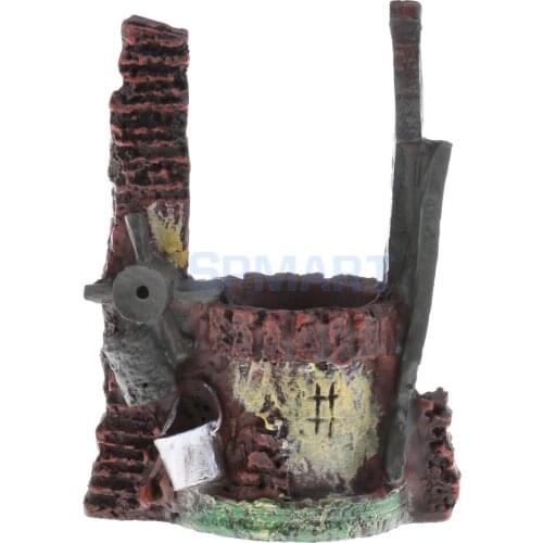 Resin Sand Scene Building Dry Well Model Figurine Miniature for DIY Layout Diorama Landscape Scenery Parts