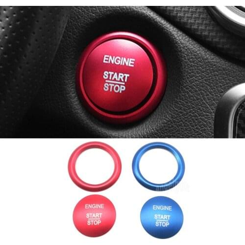 Car Styling Engine Start Stop Ignition Key Ring Sticker For Mercedes Benz A CLA GLA C GLC V class W176 W205 X253 Car Accessories