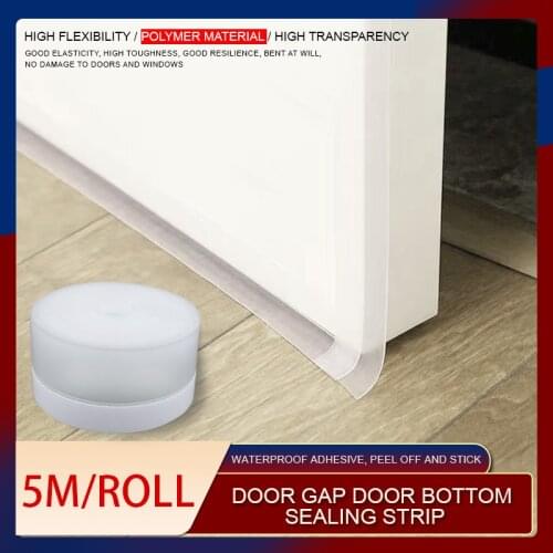 Doors And Windows Sealing Strip Door Windproof Window Insulation Thermal Glass Door Waterproof Self Adhesive Sealing Strip TapeS