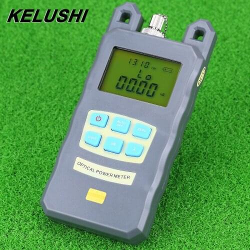 KELUSHI Fiber Optic Optical Power Meter Cable Tester Networks With FC/SC connectors -70~+6 or10dBm