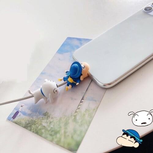 Cable Organizer For iphone 5 6 7 8 x USB Cable Protection Cable Animal Doll Bites Cartoon USB Charger Data Cable Cord Protector