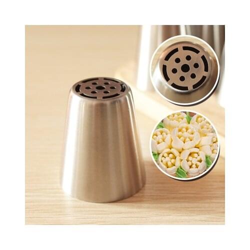 1pcs Russian Nozzles Tulip Tips Icing Piping Nozzles Pastry Decorating Tips Set Cake Cupcake Decorator