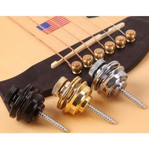 1 PCS Guitar Strap Lock Straplock Button Guitar Buckle Skidproof For Acoustic Electric Bass Strap