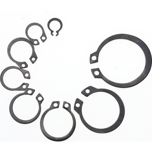 30pcs Retaining Ring M3 M4 M5 M6 M8 M16, Bearing Retainer Circlip Pressure Washers Inner Parts Seeger C-clip