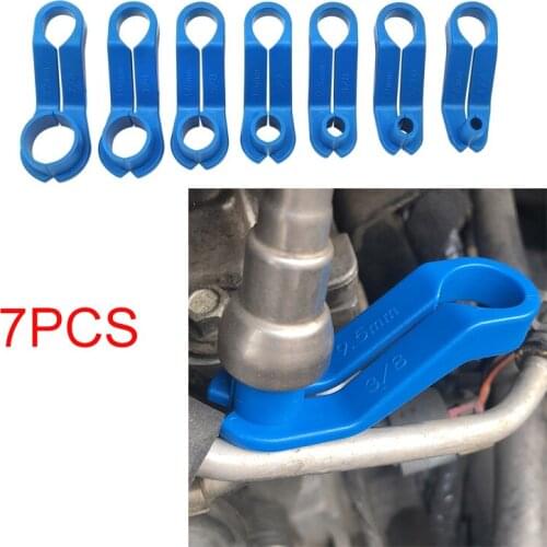 7PCS AC/Fuel Line Angled Disconnect Tool Set Air Conditioning Pipe Clamp Disassembly Tool
