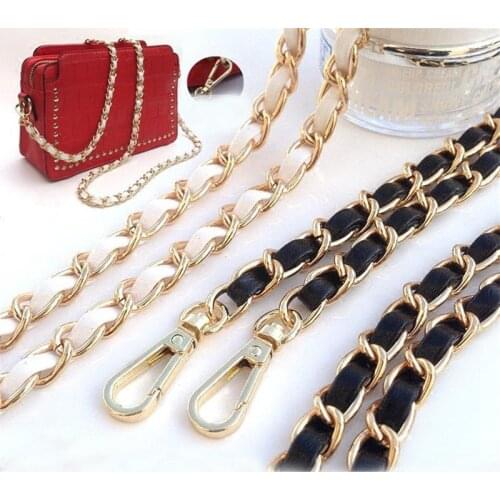 125cm Bag Chain Repalcement Shoulder Bag Strap PU leather Long Belts Handbag Chain Strap Bands Bag Accessories