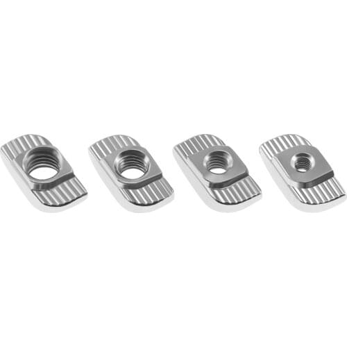 50pcs/lot Twotrees 3D Printer Parts M3/M4/M5 Carbon Steel T type Nuts Fastener Aluminum Connector For 2020 Industrial Profile