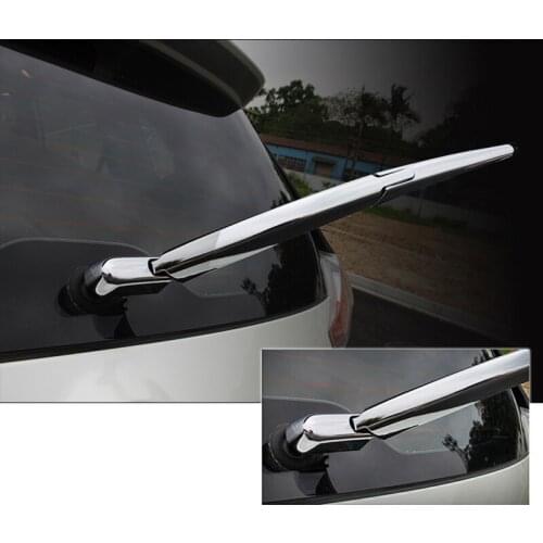 For Nissan Rogue X-Trail 2014 2015 Chrome Rear Door Window Rain Wiper Cover Trim 3pcs Molding Protection