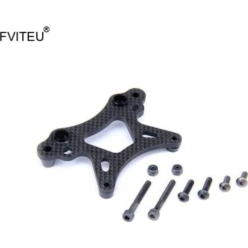 FVITEU Carbon fiber front shock absorber bracket for 1/5 HPI Baja 5b ss Parts Rovan King Motor