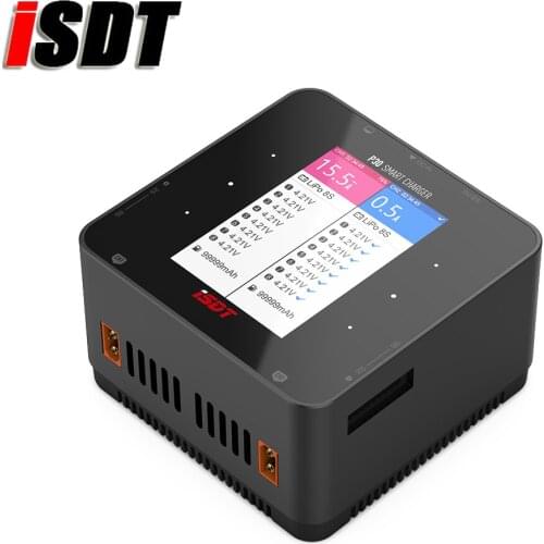 ISDT P30 1500W 50A Dual Channel Battery Balance Charger For 2-8S LiPo Lilon LiHV NiMH Pb Car Airplane Racing Drone Helicopter