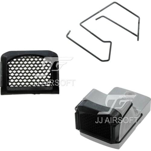 JJ Airsoft Killflash / Kill Flash Protector Cover for Trijicon RMR Red Dot Reflex Sights killflash (Black/Tan)