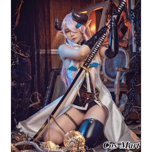 Mobile Game Granblue Fantasy MAO Cosplay Costume Fashion Combat Uniform Dress Full Set Female Carnival Role Play Clothing S-XL