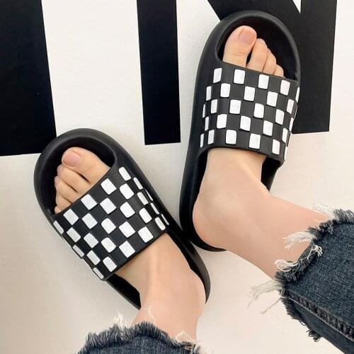 Winter Outdoor Plush Slippers Shoes Women Cotton Flip Flop Flat Casual EVA Waterproof Keep Warm Slides indoor Sandals Men Shoes