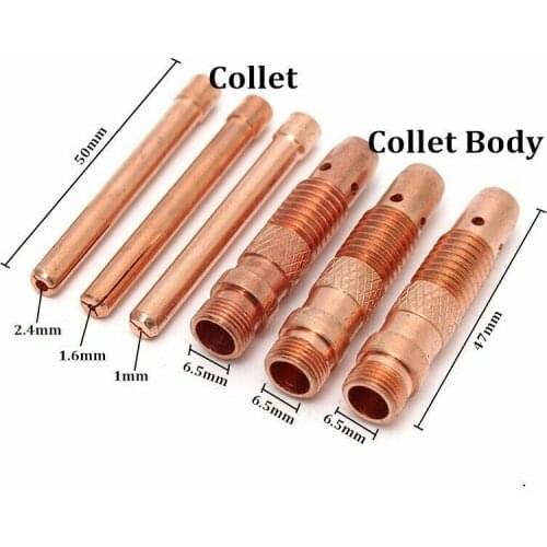 TIG Welding Torch Gas Lens Consumables Kit Set Accessories WP-17/18/26