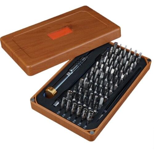 WEEKS 68-in-1 Screwdriver Set Magnetic Screwdriver Bits Portable Hand Tools Precision Repair Tools For Mobile Phone