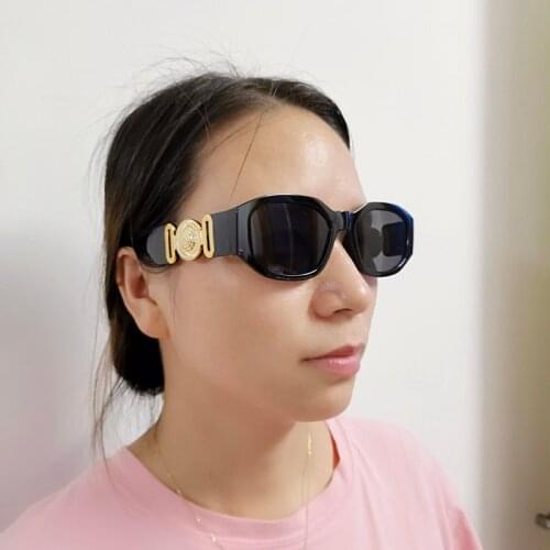 New European and American fashion personality sunglasses Irregular small frame street sunglasses trend ins sunglasses 5208