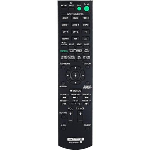 New Remote Control for Sony Av Receiver System RM-AAU205 HT-M22 HT-M55 M77 STR-KM77 KM22 RM-AAU202 RM-AAU204 RM-AAU206