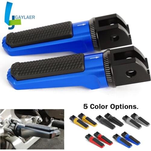 Front Motorcycle CNC Footrests Foot Pegs Foot Rest for Yamaha XJ6 FZ6 FZ 6 Fazer S2 Niken SCR950 XSR700 XTRIBUTE XSR900 XJ6