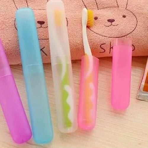 Portable Travel Toothbrush Holder Case Box Tube Cover Protect Toothbrush box excellent Outdoor Hiking Camping Toothbrush
