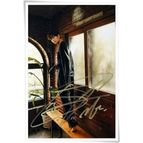 SHINEE Onew autographed signed photo picture 1and1 4*6 collection new korean freeshipping 11.2016 B
