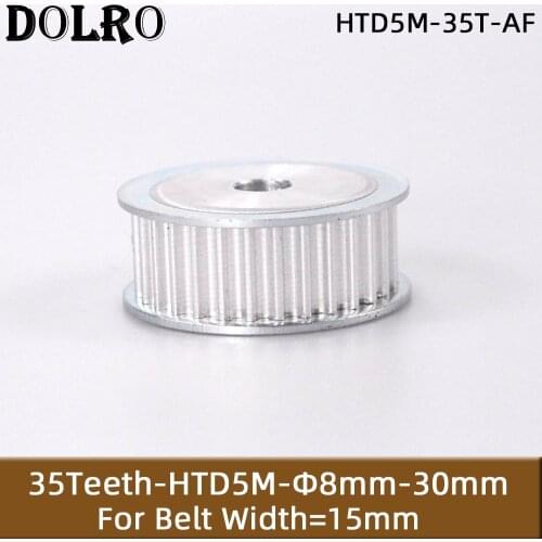 35 Teeth HTD 5M Synchronous Timing Pulley Bore 8/10/12/12.7/14/15/16/17/18/19/20/22/24/25mm for Width 15mm HTD5M wheel Gear 35T