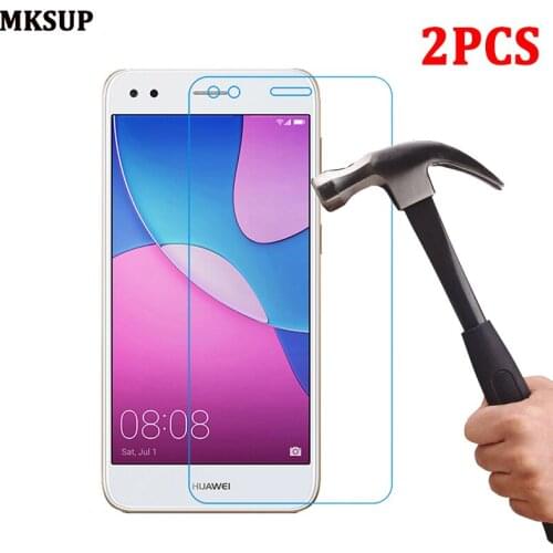 2Pcs Huawei P9 Lite Mini 2017 Glass Film Ultra Thin Tempered Glass Screen Protector Guard Film for Huawei P9 Lite Mini 2017 5.0"