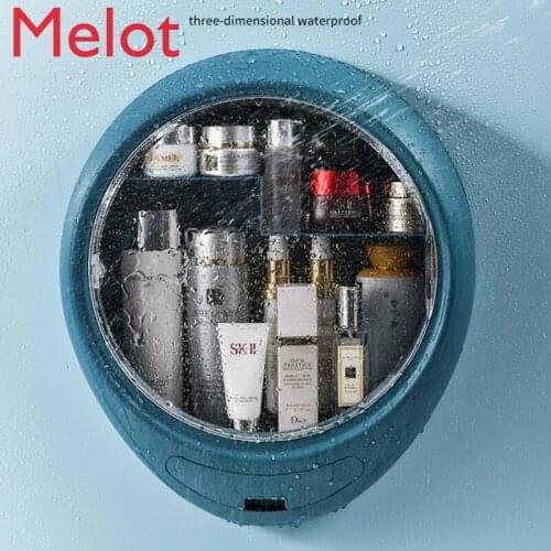 Storage Rack Wall-Mounted Bathroom Toilet Washstand Punch-Free Storage Organizer Artifact