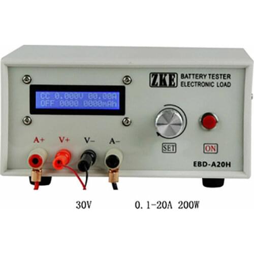 Latest version EBD-A20H Battery Capacity Tester Electronic Load Power Tester Discharge Meter 20A