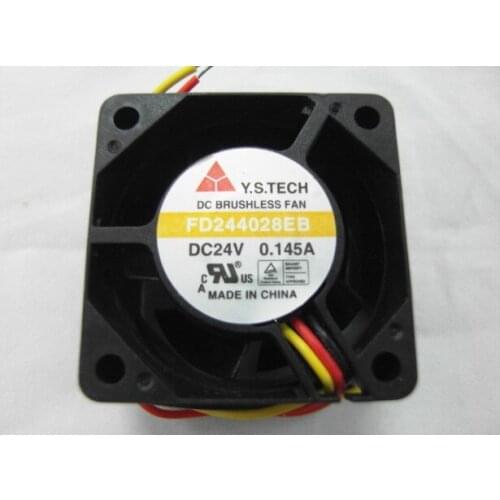 Y.s. Tech Converter Fan FD244028EB 24v Instrumentation Dedicated Axial Flow Fan