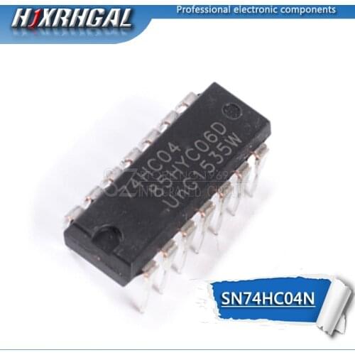 10pcs SN74HC04N DIP14 SN74HC04 DIP 74HC04N 74HC04 7404