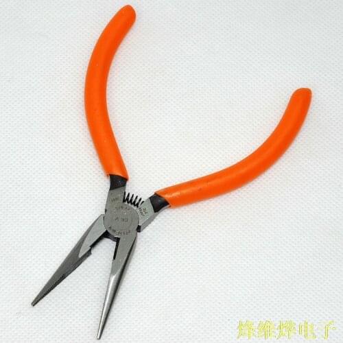 5 inch needle nose pliers quality chrome vanadium steel needle nose pliers household electronic fishing pliers