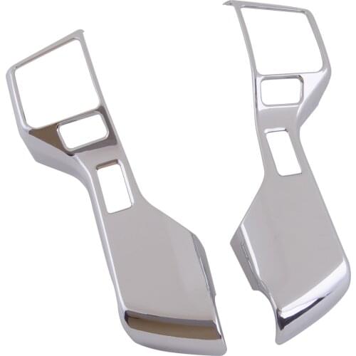 Beler 2Pcs Chrome Steering Wheel Cover Trim Fit for Toyota Tacoma 2016 2017 2018 2019 2020