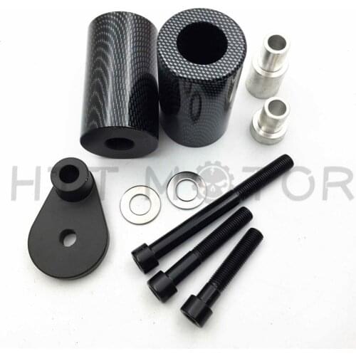 Aftermarket Free shipping No Cut Frame Slider Protector For Suzuki 2001-2003 GSXR 600 2000-2003 GSXR 750 Carbon Fiber
