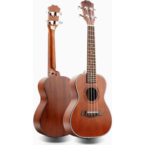 HOT 23 inch Vintage wine red Concert Ukulele 4 AQUILA Strings Hawaiian mini Guitar Uku Acoustic Guitar Ukelele mahogany UK2322