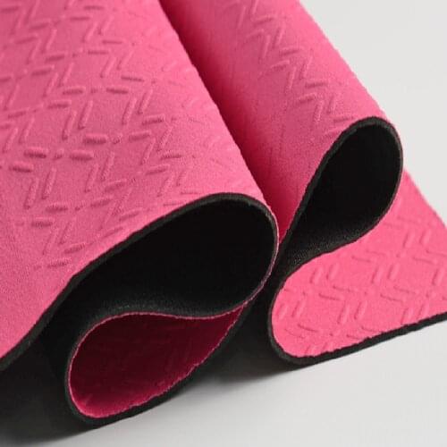 4 yards SBR yoga mat, bag, beach shoes, embossed fabric, waterproof and shock-absorbing composite diving fabric