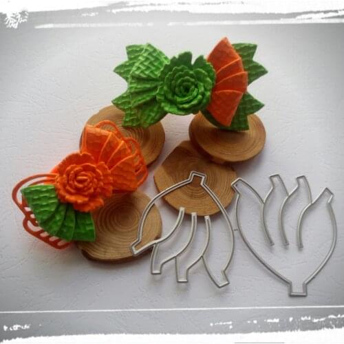 Beautiful Flowers cutting die bow template DIY scrapbook metal cutting die paper card process embossing folder template-4300