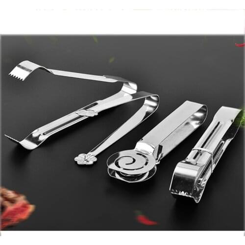 Ice Clamp Tea Pliers Candy Bar Clamp The Buffet Clip Lovely Convenient Dining Room Tableware Kitchen Bar Tools 3 pieces/set