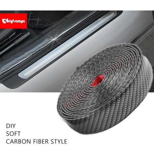 2.5m Auto Roll Bumper Lip Protector Moulding Strip Self Adhesive Stickers For Mercedes Benz AMG W203 W210 Car-Styling