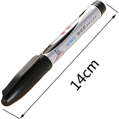 Black/Blue/Red Colour Big Head Round Head Permanent Marker Bulk Logistics Courier Enriched Oily Marker Office Supplies 3 Colors