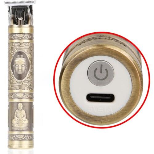 Professional Barber Hairdresser Clipper USB Rechargeable Cutting Machine 0.1mm Men Small Electric Hair Trimmer Beard Shaver