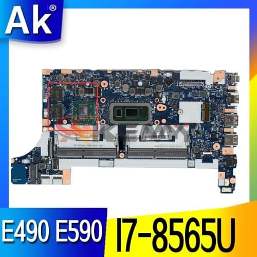 FE490/FE590/FE480 For ThinkPa E490 E590 NM-B911 laptop motherboard With I7-8565U motherboard 100% fully tested