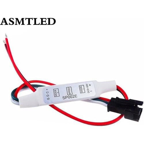 DC5-24V SP002E 3Key Mini RGB Controller Micro-Controler for Dream Full Color WS2811 WS2812 WS2812B LED Pixel Strip light