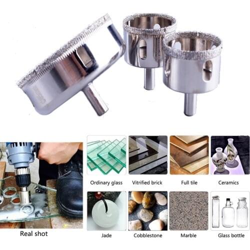 1Pcs Glass Diamond Drill Bit Set 4-30mm Diamond Tools Hole Saw Use for Glass, Marble, Tile or Granite Factory Outlet