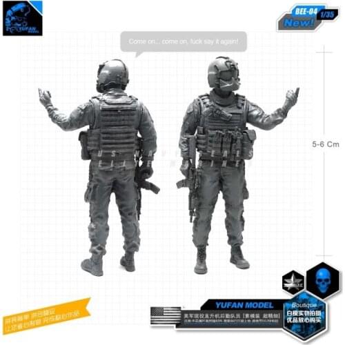 1/35 Resin model kits Soldier Figure Model American self-assembled Bee-04